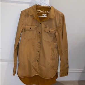 Madewell Button Up Shirt: 100% cotton